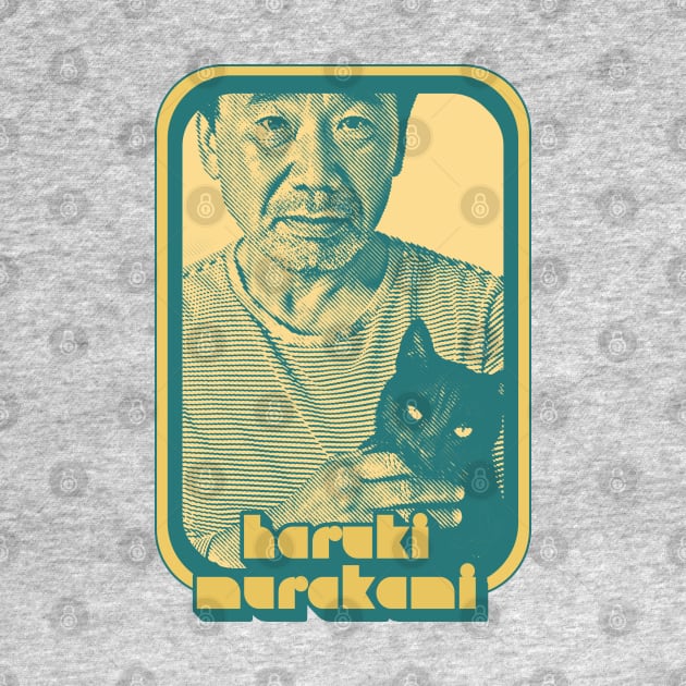 Haruki Murakami 村上 春樹 Retro Fan Art Design by DankFutura